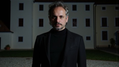 AI-generated film still from Me-Me exploring identity and unlived destinies in Milan